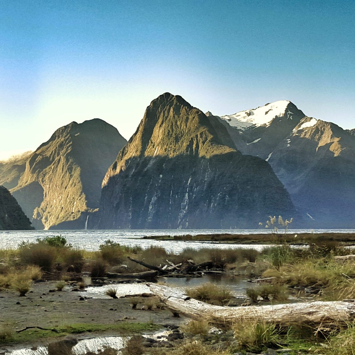 landscape with a glacier